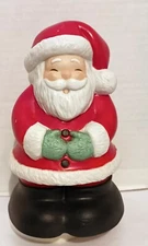 Santa Claus Music Box Schmid Musical Collection 1987 Sankyo Japan Wind Up SEE IT