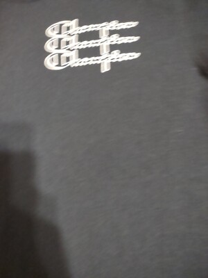 Pair Vtg Champion Graphic Single Stitch TShirt Embroidered Double