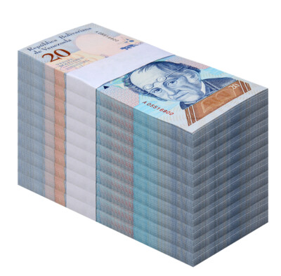 Venezuela Bolivar Soberano, 2018 20 Bolivars.. 1000 pcs  UNC, USA SELLER 