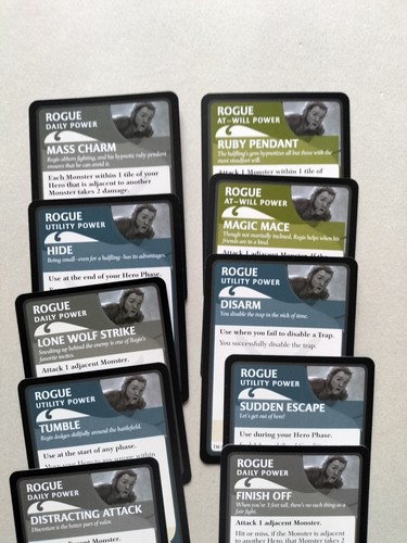 HALFLING ROGUE REGIS HOBBIT MINIATUR+ENGLISH CARDS/D&D THE LEGEND OF DRIZZT/G523 - Imagen 2 de 2