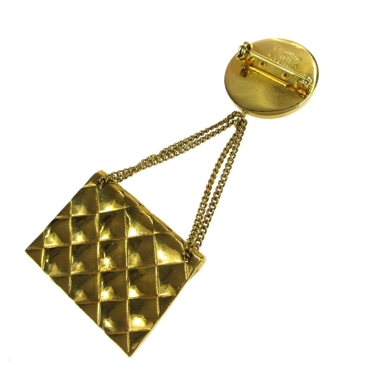 Chanel Bag Brooch Pin Gold 29 75753 | eBay