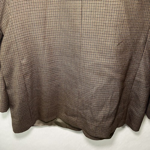 John Weitz Signature Collection Sport Coat Houndstooth Wool Blazer Mens 46L NWT - Picture 15 of 16