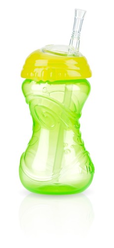 Nuby Clik-It Flex Straw Leak-Proof Sippy Cup - 2 Pack - No-Spill - 10oz/300ml - 第 20/21 張圖片