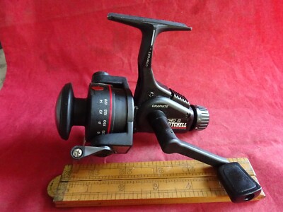 EINE SEHR GUTE LEICHT GEBRAUCHTE VINTAGE MITCHELL 1140 G SPINN/MATCH ANGELROLLE