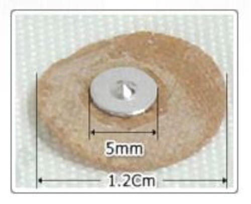 5 box TAEYANG Hand Therapy Acupuncture Press Pellets A-Q Pressor Silver #1 - Picture 4 of 4