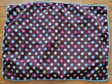 Pottery Barn Teen "Coco Dot"  Brown Corduroy  Standard Pillow Case  EX. CO.