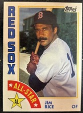 1984 Topps #401 Jim Rice AS Boston Red Sox