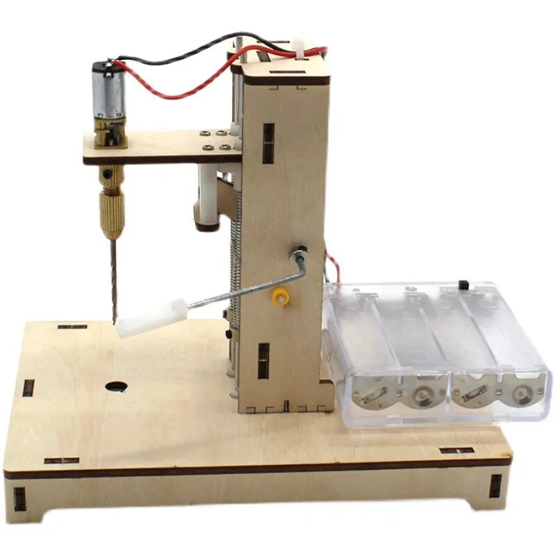 Mini Taladro de Escritorio Pequeño Nº1 Perforadora Automática para Tablero de Madera y Plástico