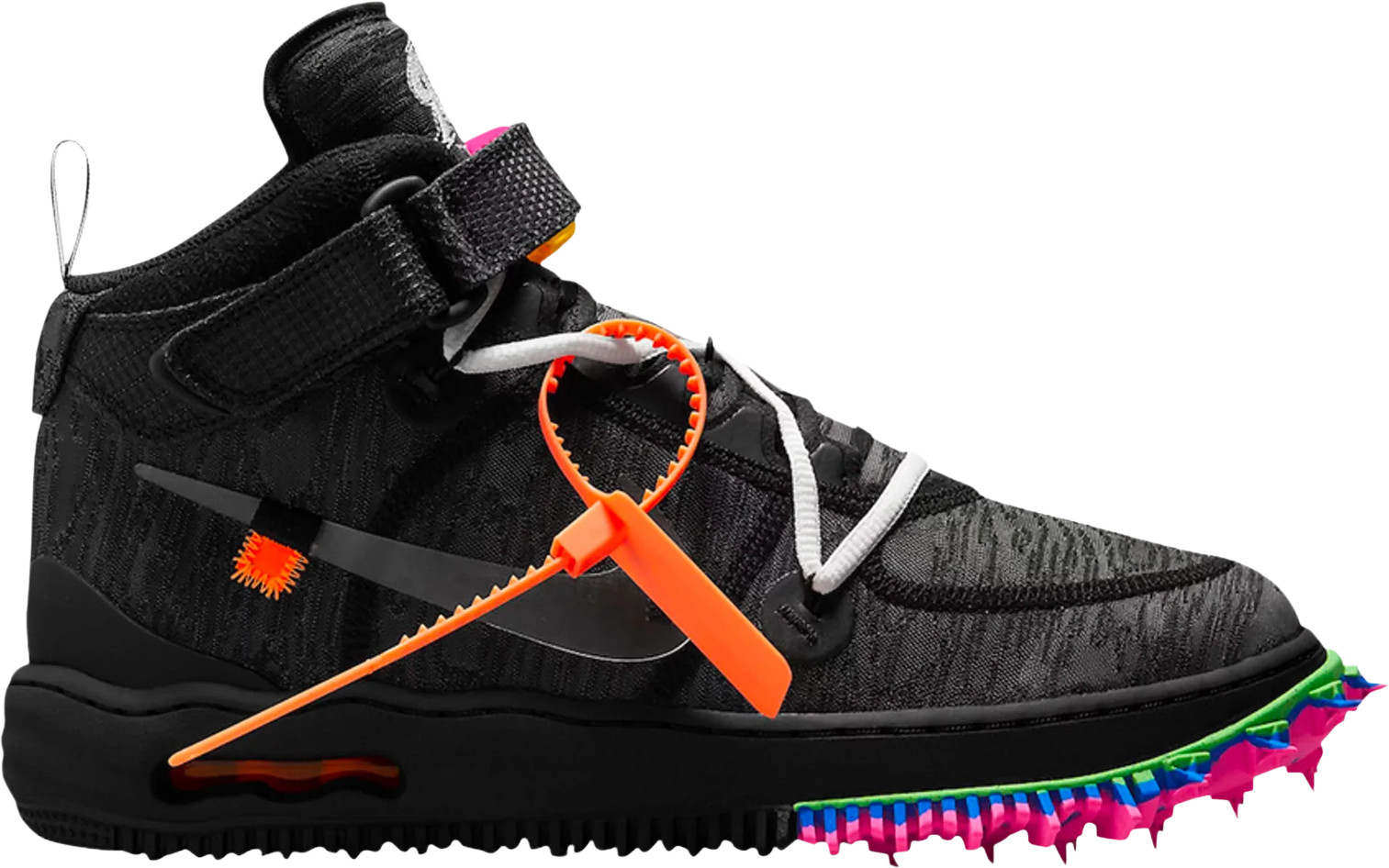 OFF WHITE X NIKE Nike Air Force 1 mid x bianco sporco nere 2022 taglia 10