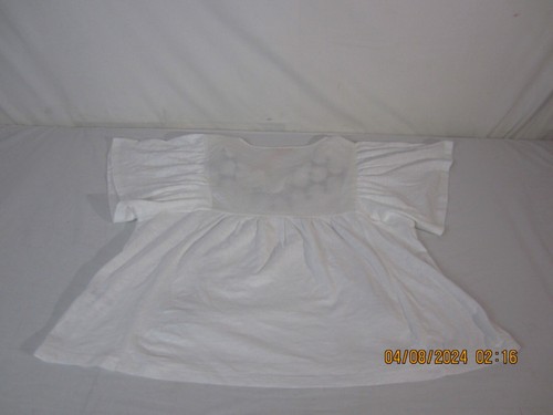 Knox Rose Women's White Flutter Short Sleeve Embroidered Top S - Picture 10 of 15