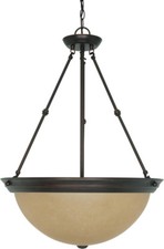 Nuvo Signature 3 Light 20 inch LED Mahogany B...