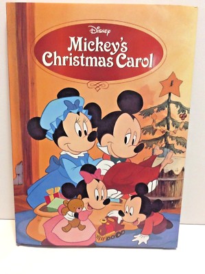 2012 Disney Enterprise Mickey's Christmas Carol Hardcover Storybook New!!   