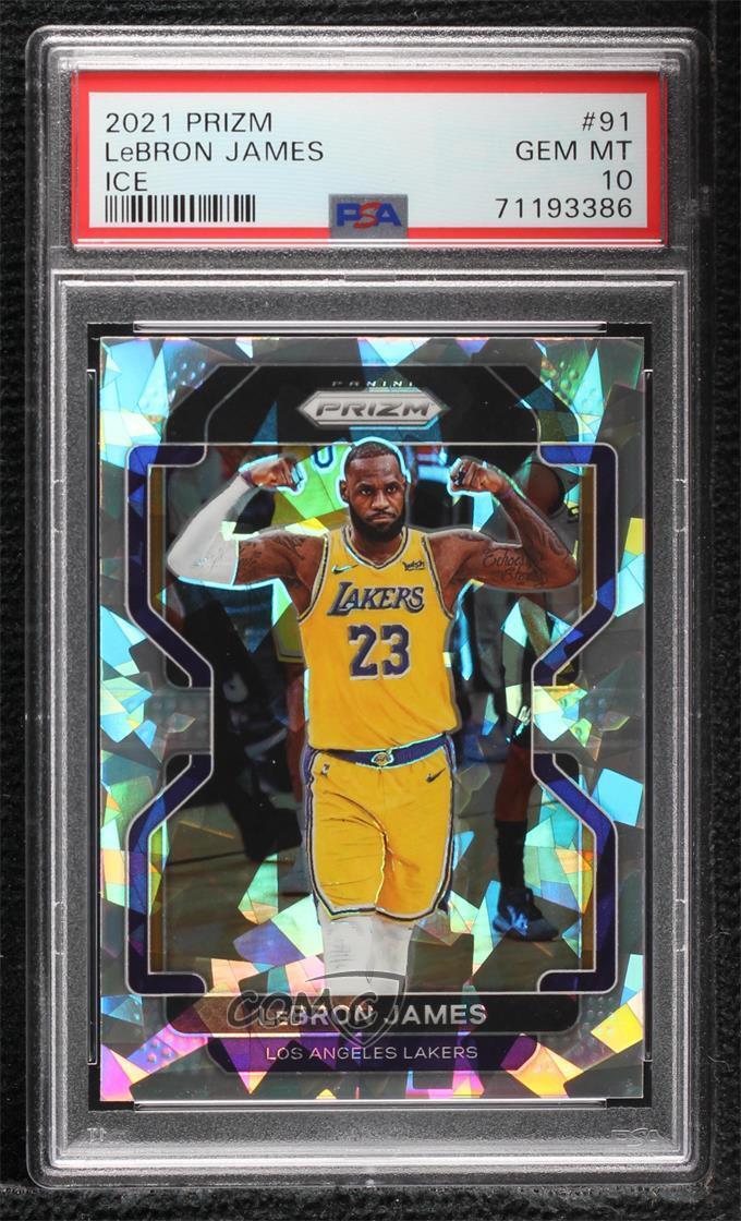 レブロン Prizm LeBron James red ice PSA 10! LeBron James 2024 Prizm #130 Red Ice Price Guide - Sports Card