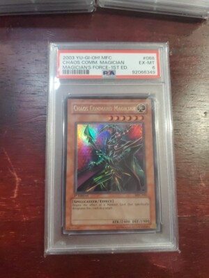 PSA 6 YU-GI-Oh! Mfc-Magician's Force 068 Chaos Command Magician 1st ...
