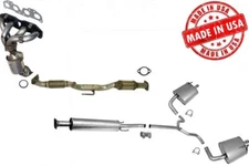 Exhaust System Converter Resonator & Mufflers Fits Altima 2.5L 2010-2012 Sedan