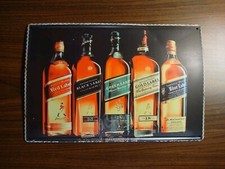 Johnnie Walker Tin Sign Scotch Whiskey 12 X 8