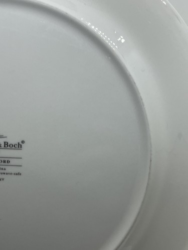 Set di 9 piatti da cena Villeroy & Boch Chambord bianchi 10,5" in perfette condizioni - Foto 18 di 21