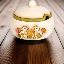 Formaggiera O Zuccheriera Country Thun Nuovo Uccellini Margherite 