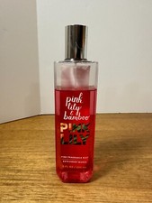Bath  Body Works PINK LILY  BAMBOO Fine Fragrance Mist Spray Splash Retired