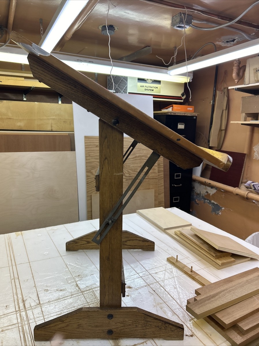 Oak Drafting Table | eBay