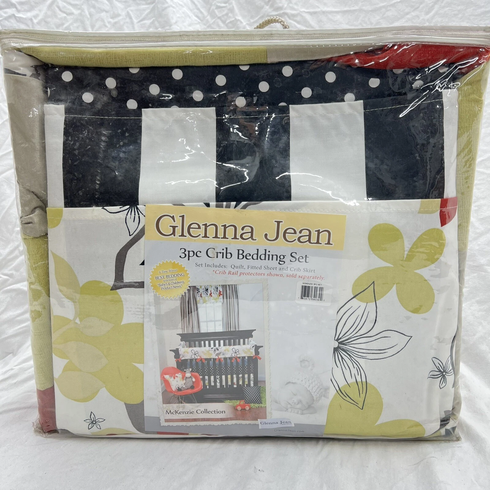 Glenna Jean McKenzie 3 Piece Crib Bedding Set HTF Brand New Out Of Production
Opens in a new window