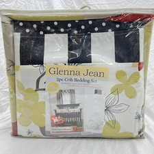 Glenna Jean McKenzie 3 Piece Crib Bedding Set HTF Brand New Out Of Production