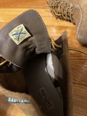 Eastland Lumber Up 7241-40 Suede Peanut Leather Work Boot  display picture 3