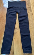 SPANX Leggings Black Womens Size M Compression Shaping High Rise