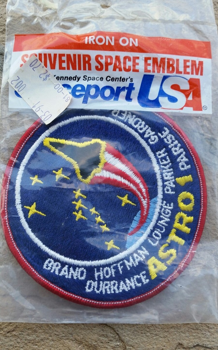 NASA KENNEDY SPACE CENTRE Iron On Patch ASTRO 1 SOUVENIR SPACE