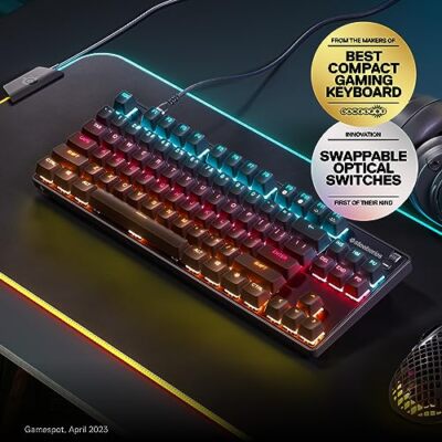 キーボード SteelSeries Apex 9 Mini Amazon.com: SteelSeries New Apex 9 Mini – HotSwap Optical