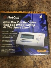 NEW Command Connections Hotcall HC4000 Internet Call-Waiting Device w/ Caller ID