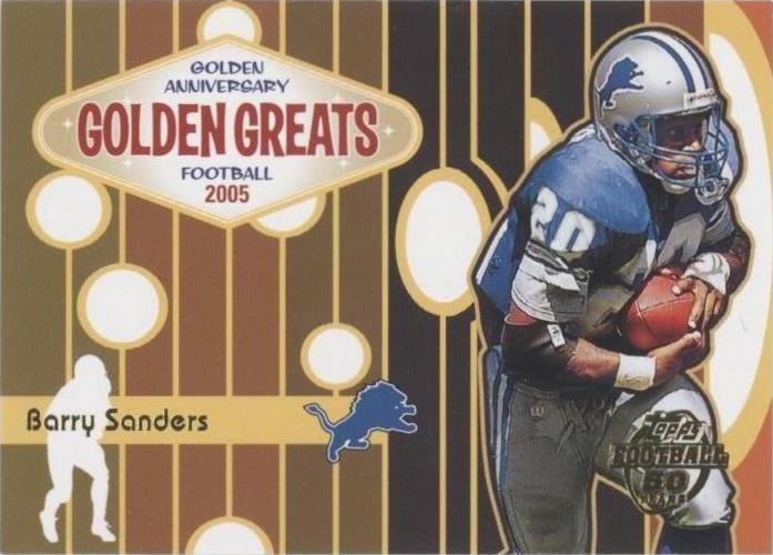2005 Topps Barry Sanders #GA6 - 1 of 2
