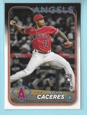 2024 Topps Series 2 #680 Kelvin Caceres RC Los Angeles Angels