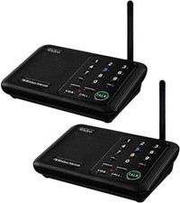 2 Wuloo Intercoms Wireless for Home 1 Mile 5280 Feet Range 10-Channel Wireles