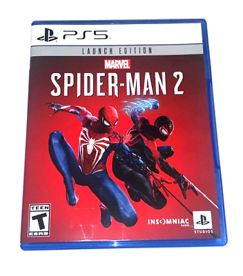 Marvel Spiderman 2 - Sony PlayStation 5 - Case and Add On Marvel Spiderman 2 - Sony PlayStation 5 - Case and Add On