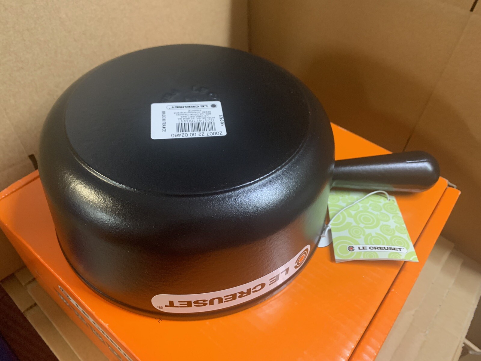 Le Creuset 22cm Cast Iron Caquelon Cheese Fondue/Porridge Pot Matt