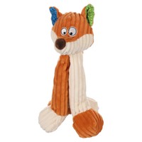 Flamingo Hundespielzeug Kareau Fuchs 31Cm Hellbraun Mit Squeaker Und Knistern