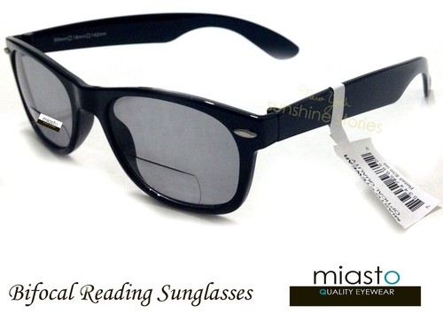 NUEVAS CON ETIQUETAS $39.99 GAFAS DE LECTURA LECTORA DE CONDUCCIÓN CLÁSICA MIASTO ~ BIFOCALES (HECHAS EN TAIWAN) - Imagen 8 de 19