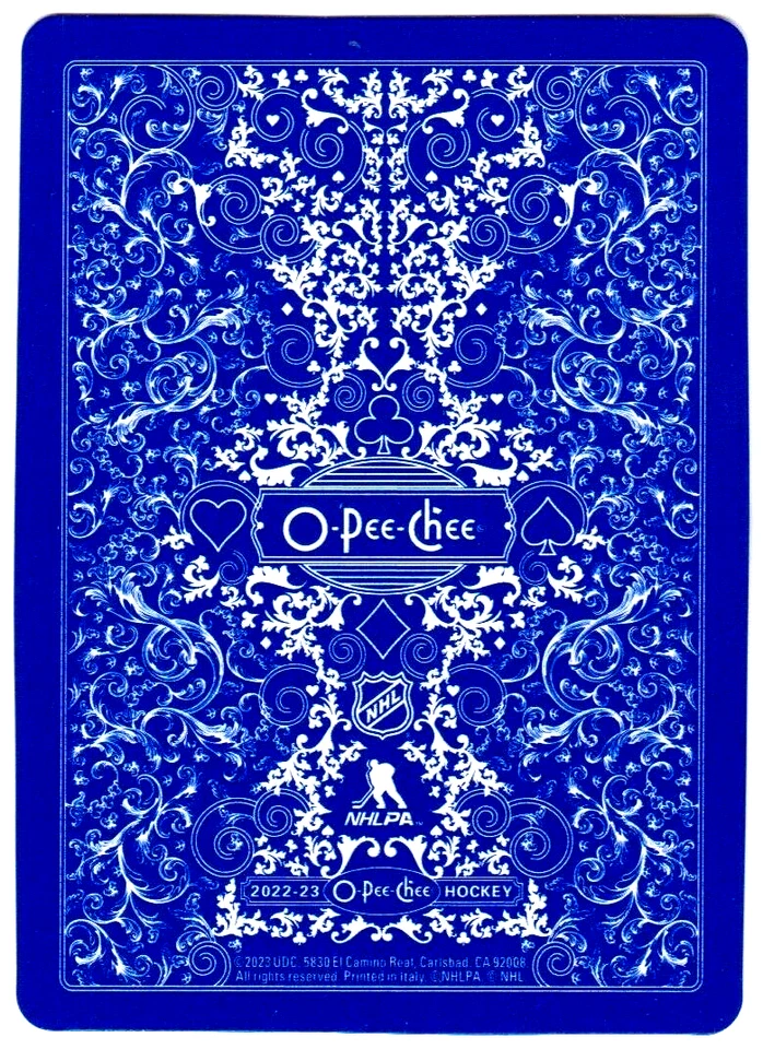 AUSTON MATTHEWS 22-23 OPC ACE OF HEARTS SP PLAYING CARD 2022-23 O-PEE-CHEE - Image 2 of 2