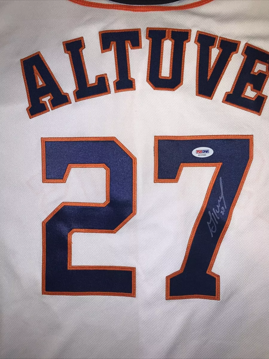 Nike Men's Replica Houston Astros Jose Altuve #27 Grey Cool Base