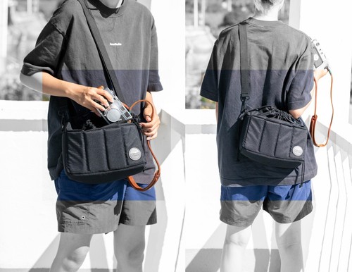 MRZHOUCASE Shockproof Padded Camera Bag with for Rangefinder/Mirrorless Cameras - Picture 2 of 8