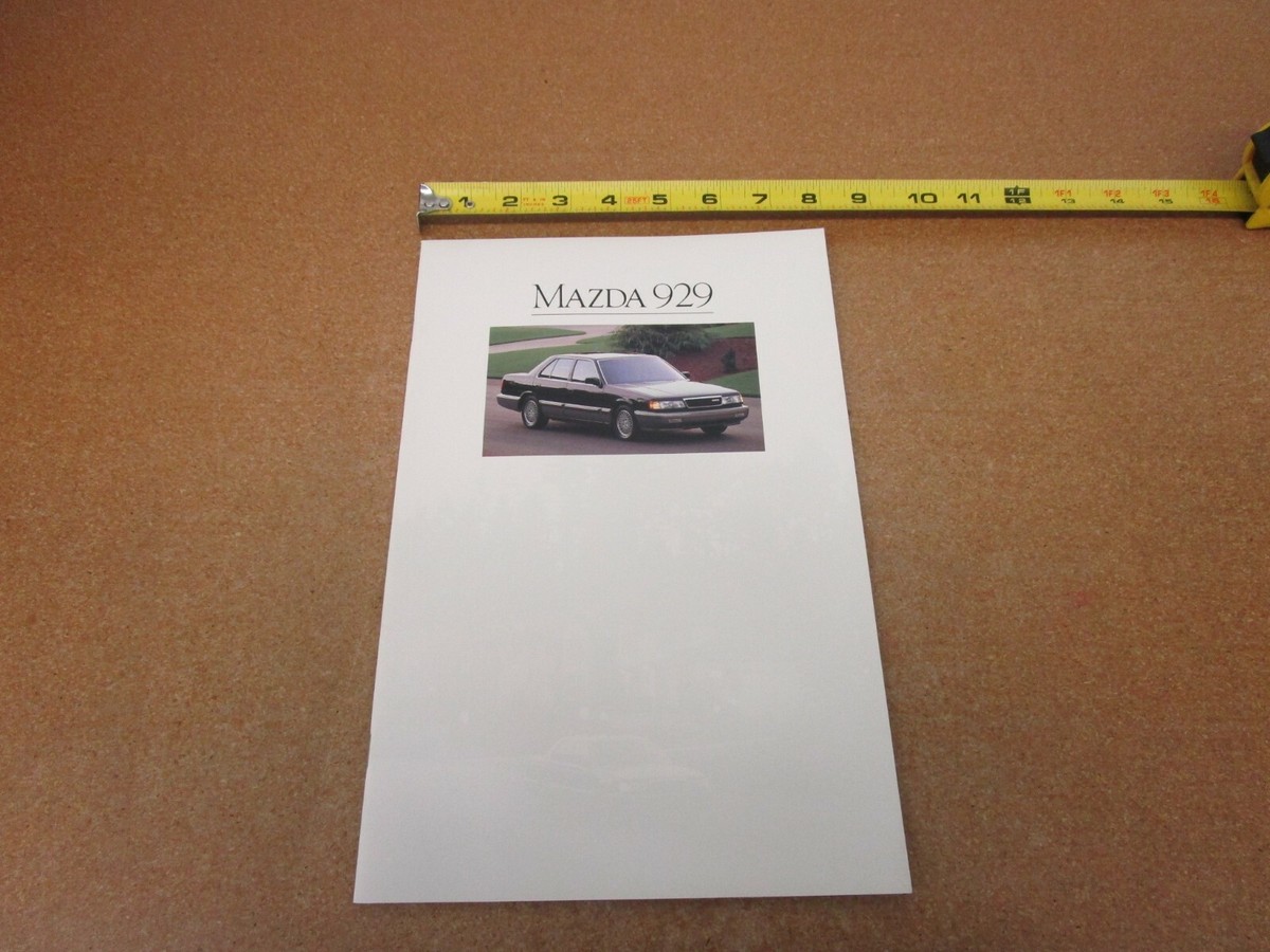 1990 Mazda 929 S sedan sales brochure 18 pg ORIGINAL literature | eBay