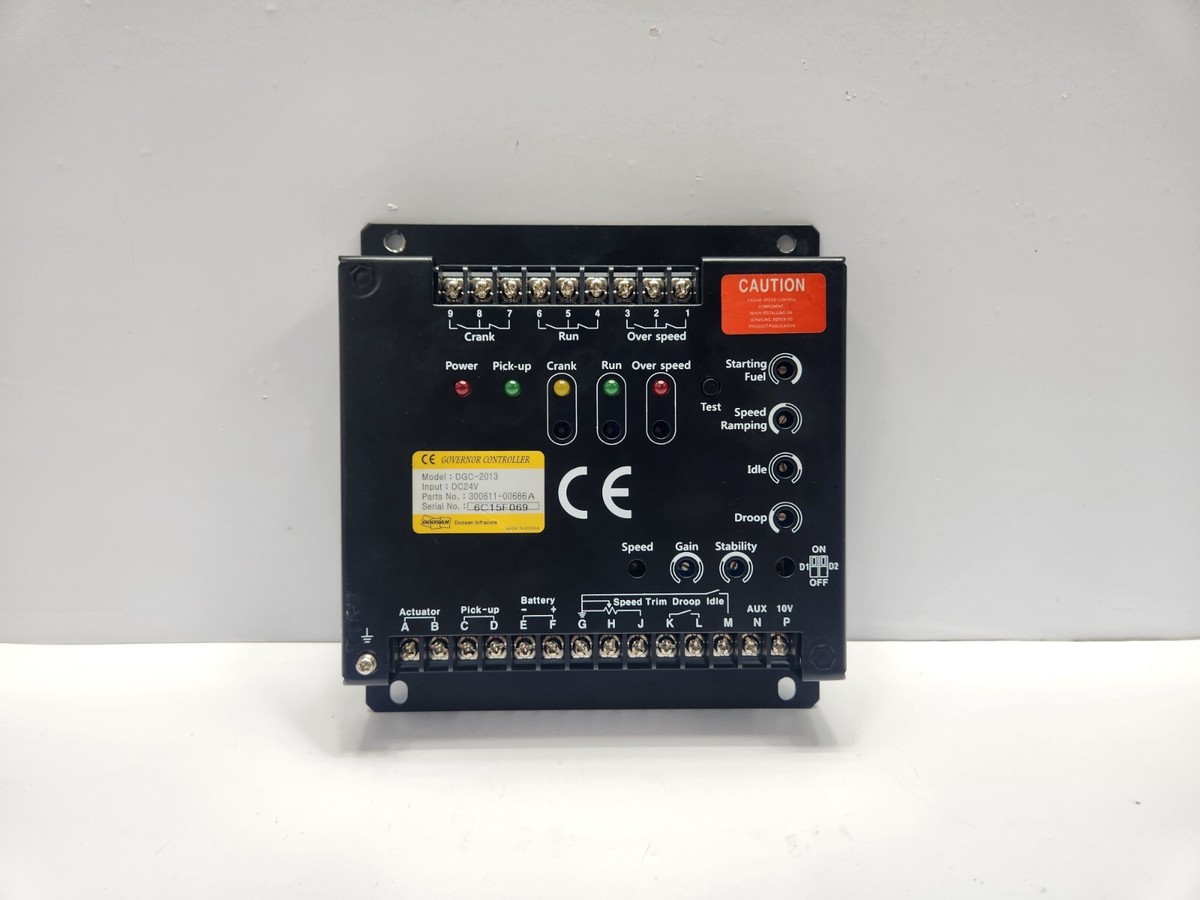 DOOSAN INFRACORE DGC-2013 GOVERNOR CONTROLLER UNIT 300611-00686A
