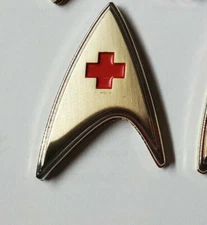 Star Trek:Strange New Worlds Medical Uniform QMX Magnetic Badge- Full Size