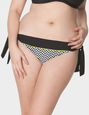 NWT Curvy Kate Hypnotic Tie Side Swim Brief