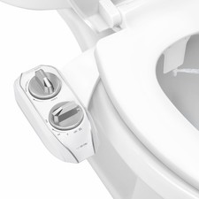 NEO 120 Plus - Single Nozzle, Non-Electric Bidet Attachment for Toilet Seat, ...
