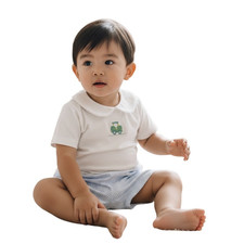 Edgehill Collection Round Neckline Short Sleeve Shirt  Gingham Shorts Set 4T