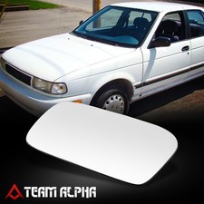 Fits 1991-1994 Nissan Sentra/NX Left Side Flat Mirror Glass Lens Factory Style