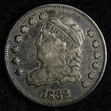 1832 Capped Bust Silver Half Dime XF E230 GYSCKB
