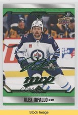 2024-25 Upper Deck MVP Green Script Alex Iafallo #76 READ 0wp8